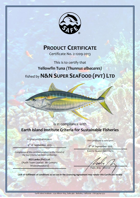 certificate-safe-yellowfin-tuna